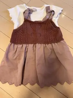 ベビー　ワンピース（Tシャツ付き）　80