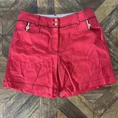 （Y）【Munsingwear】マンシングウェア ゴルフパンツ レッド 11のサムネイル