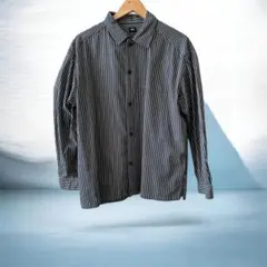 ユニクロ　UNIQLOストライプカジュアルシャツ 長袖
