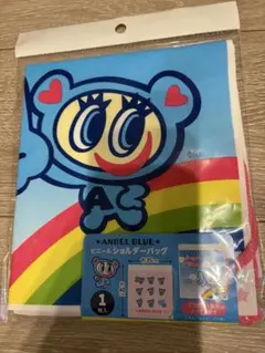 ANGEL BLUE ビニールショルダーバッグ