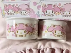 新品未使用マイメロディー×リズリサ非売品ココット皿２個リズメロ食器lizlisaのサムネイル