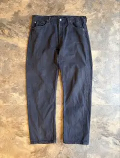 90s リーバイス550サルファーブラックデニム 黒ブラックW36L30USA製