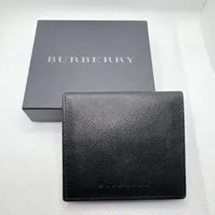 BURBERRY バーバリー　ノバチェック　コインケース　レザー　ブラック