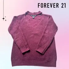 FOREVER 21 バーガンディ ニット