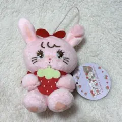 mikko illustrations いちごマスコットぬいぐるみ キャミー