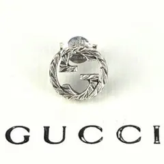 美品　GUCCI ダイアゴナルピアス　片耳❗️ GUCCI（グッチ） ピアス 片耳用 シングル GGランニング ダイヤモンド