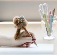 ムーミンご先祖さまぬいぐるみペンとピンバッジ