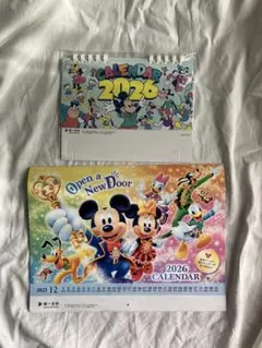 【非売品】ディズニーカレンダー(壁掛け・卓上)2種／第一生命