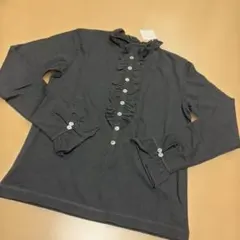 タグ付き新品 マドモアゼルノンノンパパス M 長袖Tシャツ ブラウス 毛 
