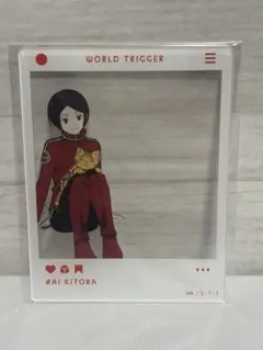 ワールドトリガー アクリルカード 木虎藍 猫 ワートリ
