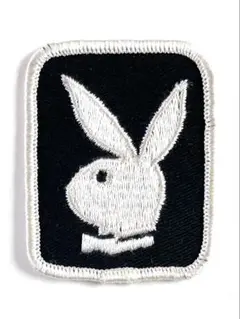 新品☆PLAYBOYプレイボーイ/ヴィンテージ刺繍パッチ☆//ワッペン
