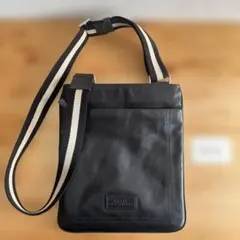 【美品】BALLY バリー ショルダーバッグ ボディバッグ レザー ブラック