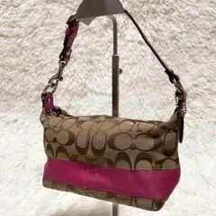 COACH アクセサリーポーチ シグネチャー ワンショルダーバッグ B212