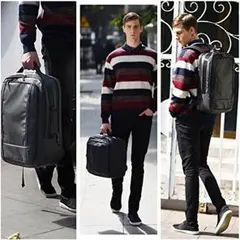 【たっぷり収納♪】防水仕様 2WAY ビジネスバッグ PC 15.6インチ対応