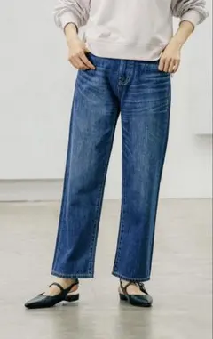 GLOBAL WORK GOODデニムストレートパンツ