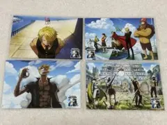ワンピース ポストカード 4点セット サンジ