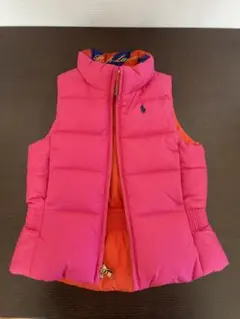 キッズ用ダウンベスト　リバーシブル　ラルフローレン