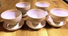 プリンアラモード 器 ガラス 皿 レトロ レア 5個セット - メルカリ