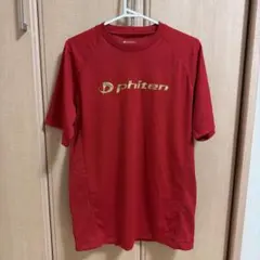 phiten レッド Lサイズ シャツ