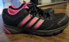 adidas 　アディダス　ブラック/ピンク スニーカー　デュラモ　Duramoのサムネイル