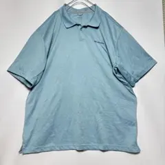 コロンビア Columbia ポロシャツ 4L 大きいサイズ ライトブルーのサムネイル