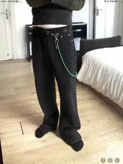 ダメージ加工 ウォッシュドデニム Mサイズ