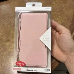 ラスタバナナ iPhone 17e 16e 手帳型ケース ピンクのサムネイル