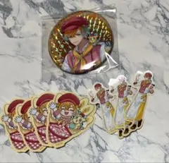 宇佐美リト ホログラム缶バッジとステッカーセット