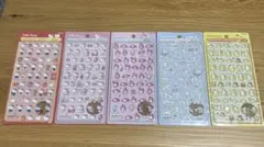 サンリオ ボンボンドロップシール mini 5枚セット