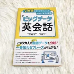 2億語のデータでわかった本当に使える英語 ビッグデータ英会話　高橋基治　阿部一