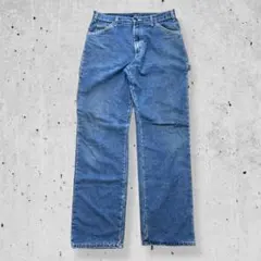 Dickiesディッキーズペインターパンツデニム裏地ネルワイドワーク青34×34のサムネイル