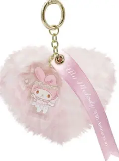 【新品】マイメロディ50周年限定♡ふわふわファーチャーム｜キーホルダー ピンク