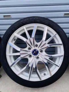 レイズ　TE37 18インチ　9.5J PCD100 1本　ジャンク 2026年最新】白ホイール 18インチの人気アイテム - メルカリ