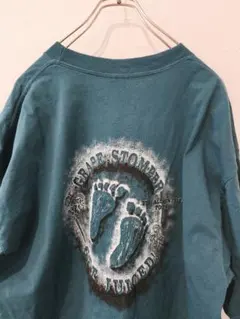 【USA製】WAGNERWINERY 企業ロゴTシャツ 2XL ターコイズブルー