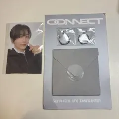 【新品未使用】seventeenジョンハンピアス、トレカ