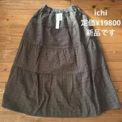 定価¥19800 ichi コットン刺繍レース スカート 新品のサムネイル