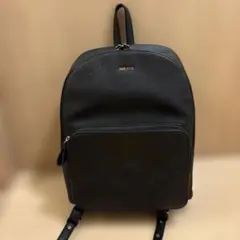 美品 MARY QUANT レザーリュックサック ブラック