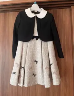 ※訳あり　プティマイン120cm セレモニーワンピース＋靴