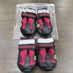 【美品】犬靴 ドックシューズ 犬用ブーツ メッシュ 防水 合成皮革 大型犬 散歩