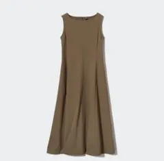 UNIQLO ウルトラストレッチエアリズムワンピース　M ブラウン