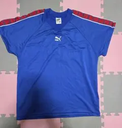 PUMA　プーマ　ヒットユニオン　Vネックサッカーシャツ　O　日本製　レトロ