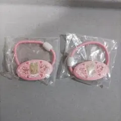 サンリオキャラクターズ 刺繍ヘアゴム マロンクリーム 2点セット