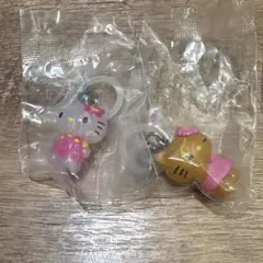 ハローキティ めじるしアクセサリー　お花×日焼け 2点セット