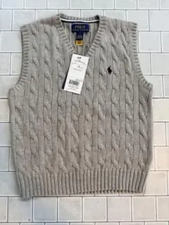 本日のみ❗️Polo Ralph Lauren キッズ ニットベスト グレー