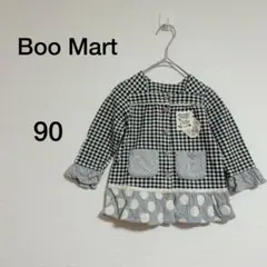 キッズ Boo Mart チェック柄シャツ 90cm