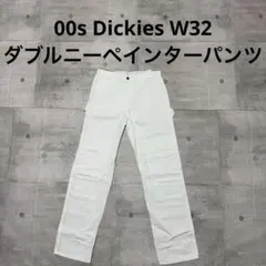 00s Dickies ダブルニー ペインターパンツ ホワイト ワークパンツ