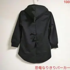 ベビー キッズ 100サイズ 恐竜トゲトゲ付きパーカー 恐竜なりきり コスプレ