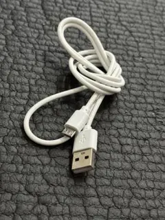 USB-A to Micro USBケーブル ホワイト 1メートル