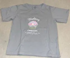 GLOBAL WORK ブルーグレー Tシャツ 120cmのサムネイル