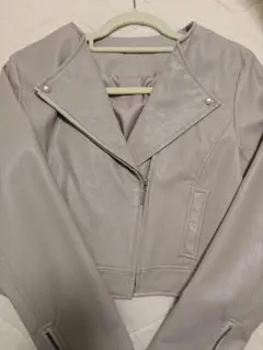 【美品】WILLSELECTION ピンクベージュ ライダースジャケット M